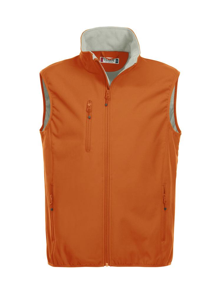 BASIC SOFTSHELL VEST BLODAPPELSIN