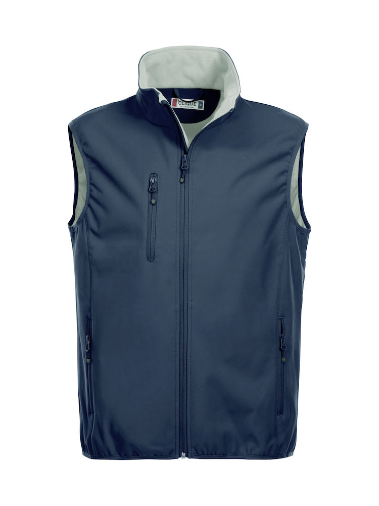 BASIC SOFTSHELL VEST MØRK MARINE