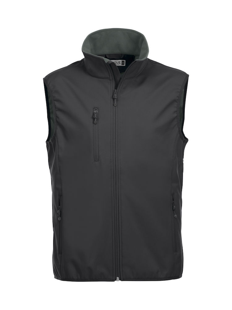 BASIC SOFTSHELL VEST SVART