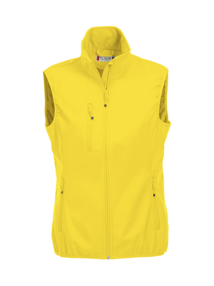 BASIC SOFTSHELL VEST DAME SITRONGUL