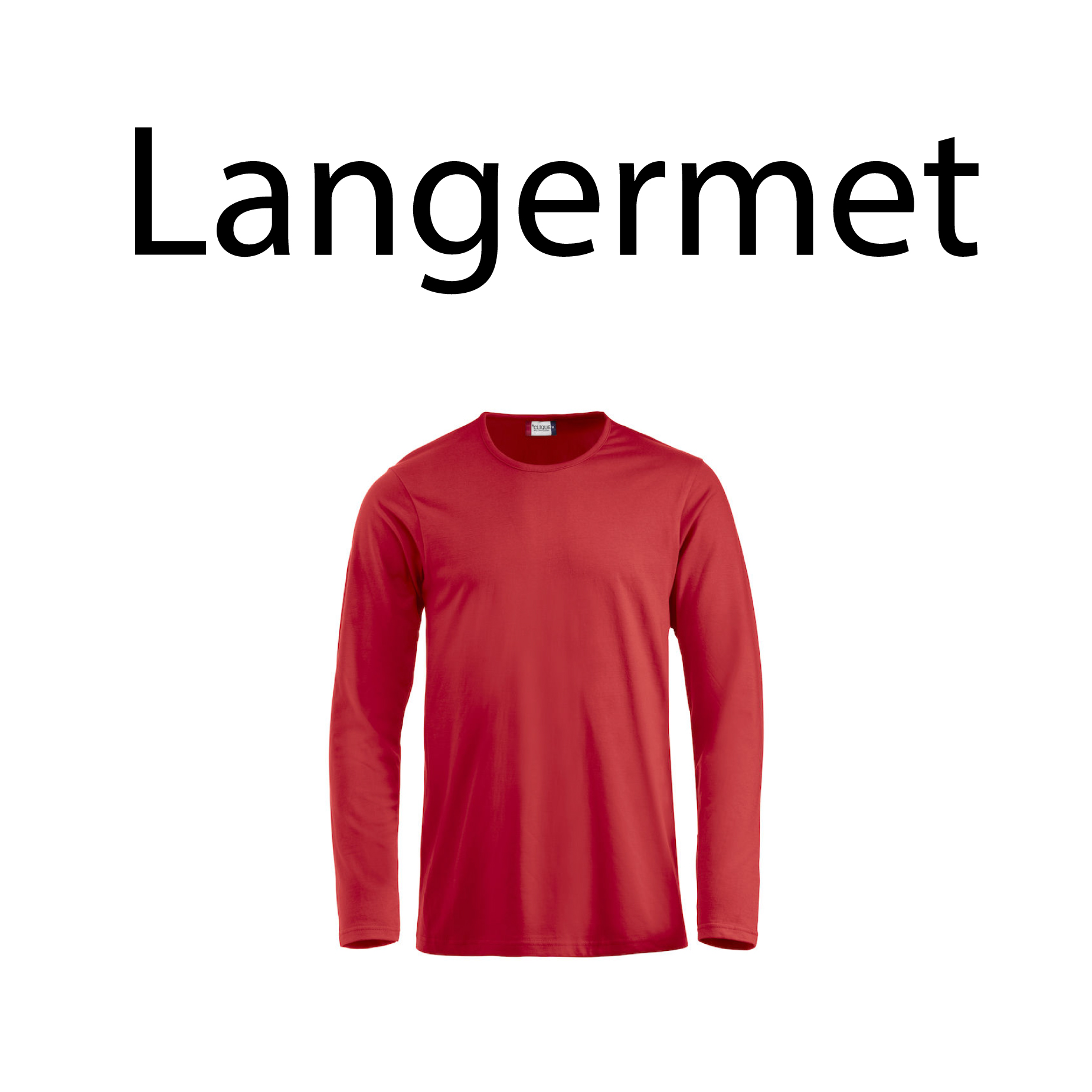 TshirtLangermetmedtrykk